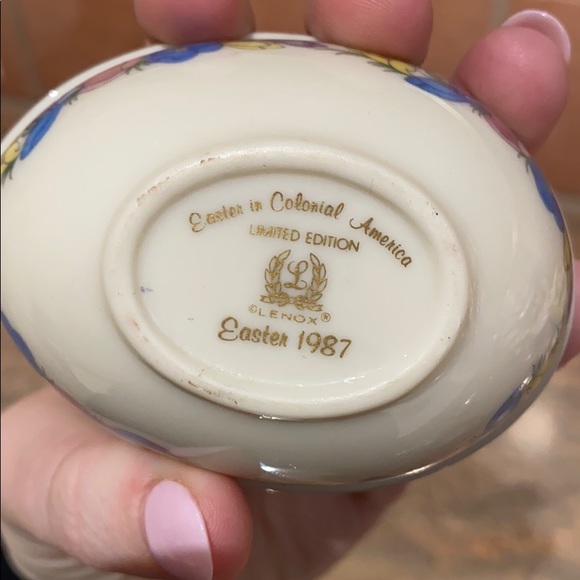 Lenox Victorian Easter Egg Trinket Boxes - 5pcs - Picture 14 of 16